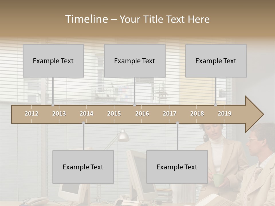 Document Working Personalcomputer PowerPoint Template