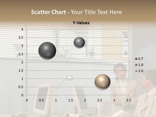 Document Working Personalcomputer PowerPoint Template