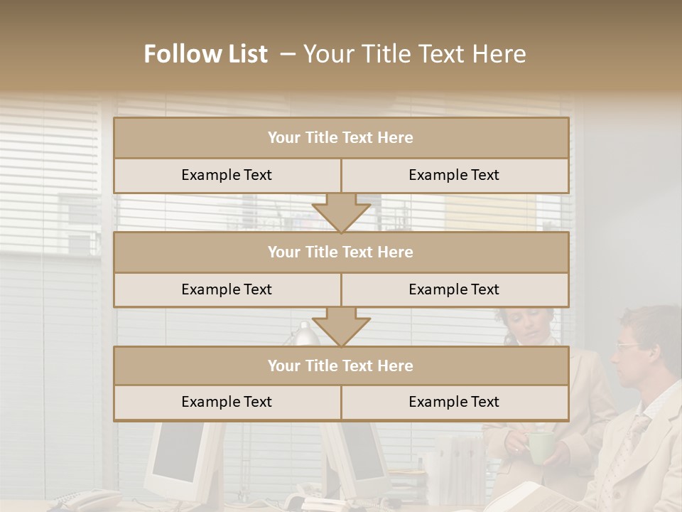 Document Working Personalcomputer PowerPoint Template