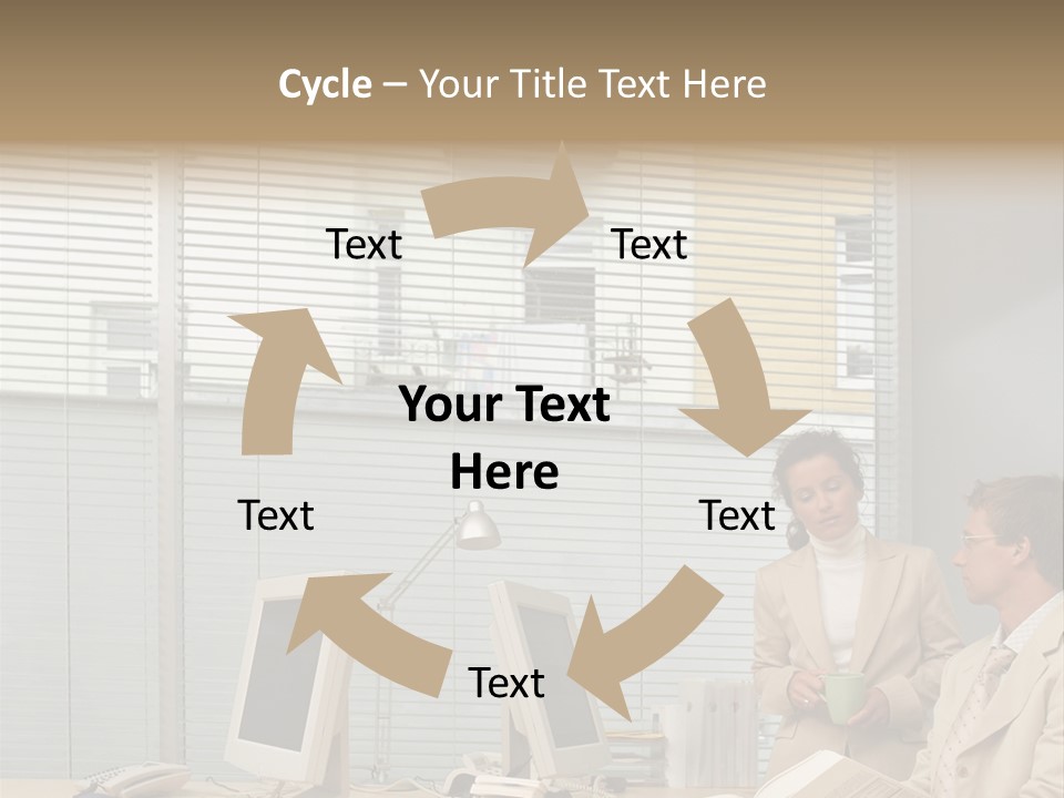 Document Working Personalcomputer PowerPoint Template