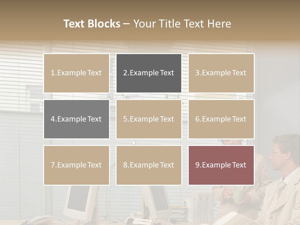 Document Working Personalcomputer PowerPoint Template