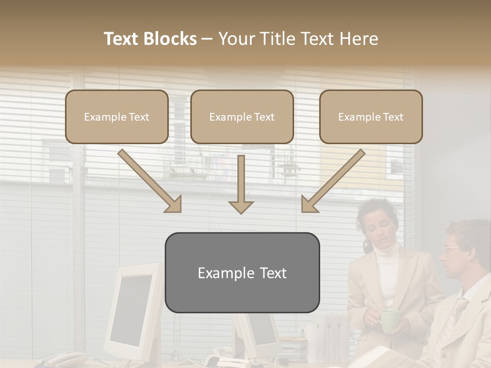 Document Working Personalcomputer PowerPoint Template