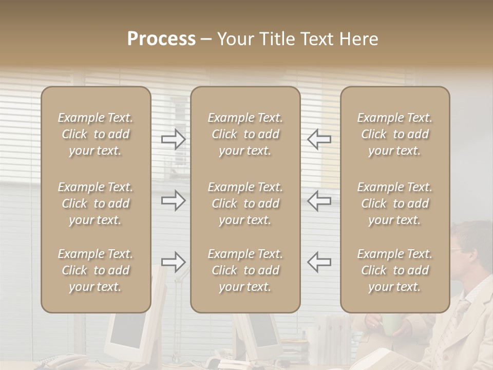 Document Working Personalcomputer PowerPoint Template