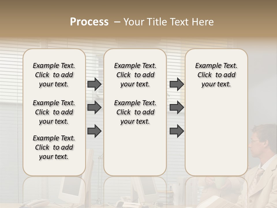 Document Working Personalcomputer PowerPoint Template