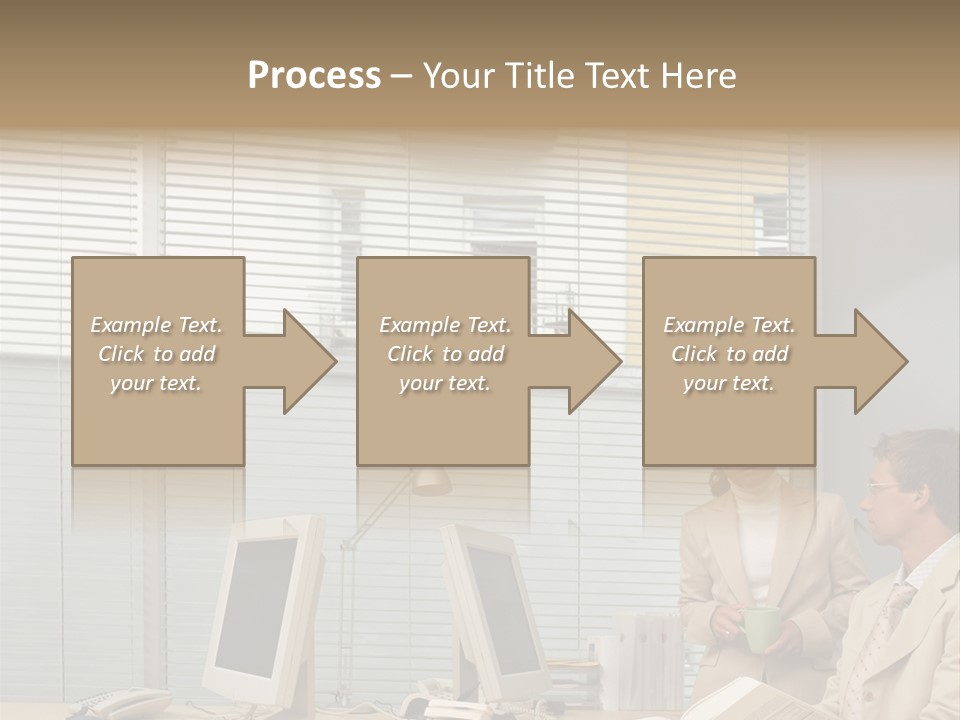 Document Working Personalcomputer PowerPoint Template