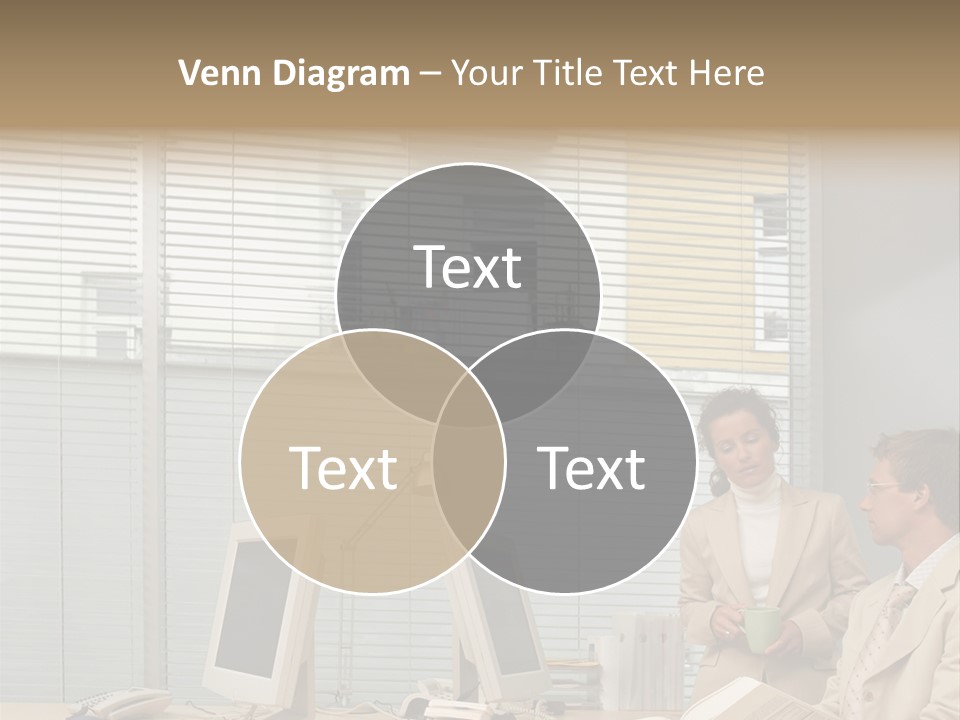 Document Working Personalcomputer PowerPoint Template