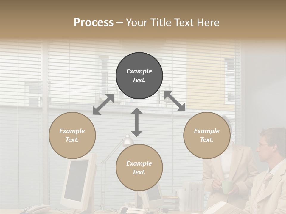 Document Working Personalcomputer PowerPoint Template