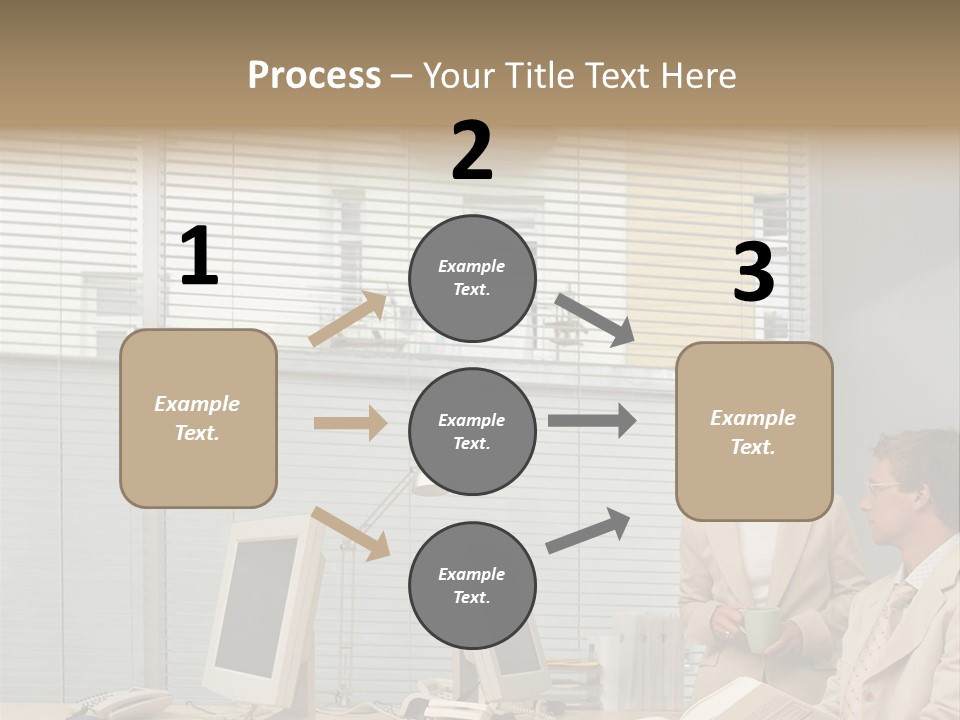 Document Working Personalcomputer PowerPoint Template