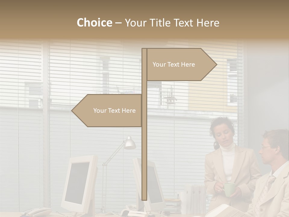 Document Working Personalcomputer PowerPoint Template