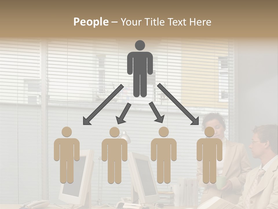 Document Working Personalcomputer PowerPoint Template