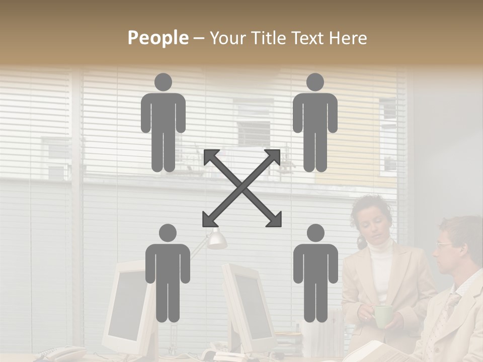 Document Working Personalcomputer PowerPoint Template