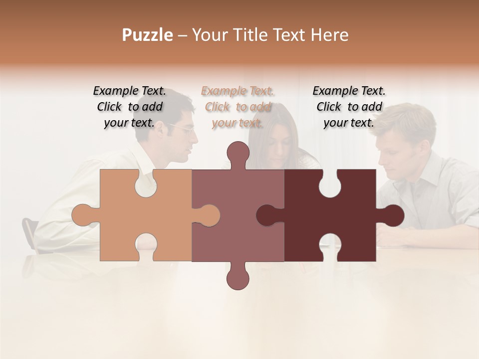 Coffeecup Eyeglasses Male PowerPoint Template