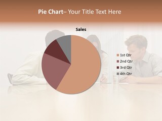 Coffeecup Eyeglasses Male PowerPoint Template