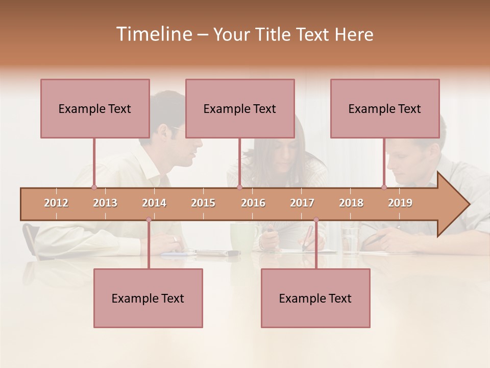Coffeecup Eyeglasses Male PowerPoint Template