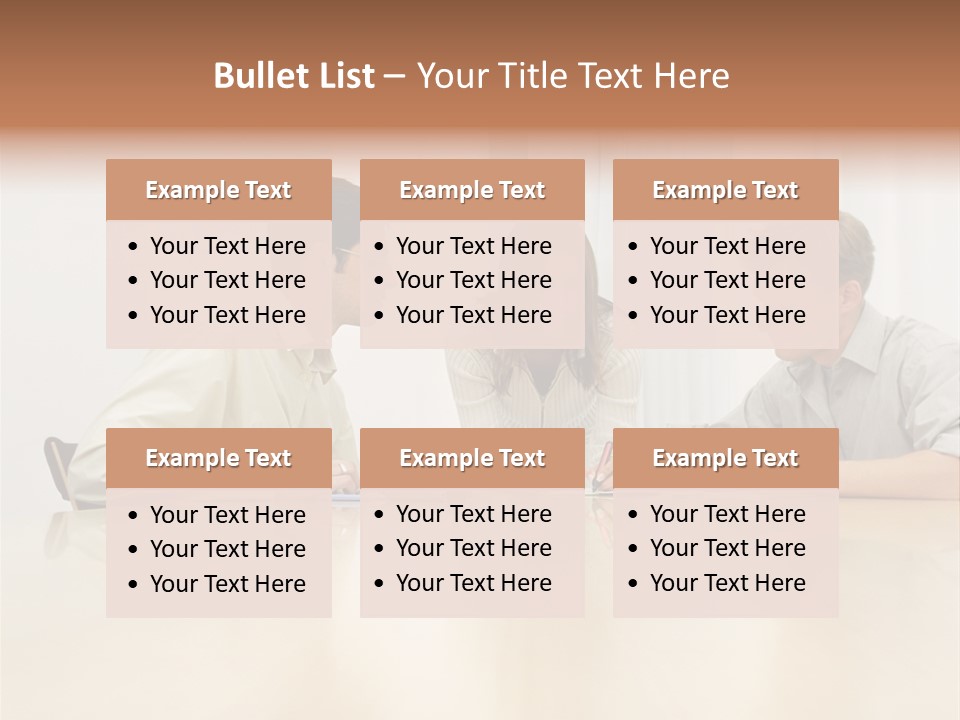 Coffeecup Eyeglasses Male PowerPoint Template