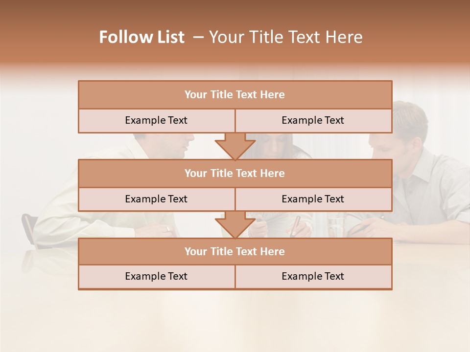 Coffeecup Eyeglasses Male PowerPoint Template