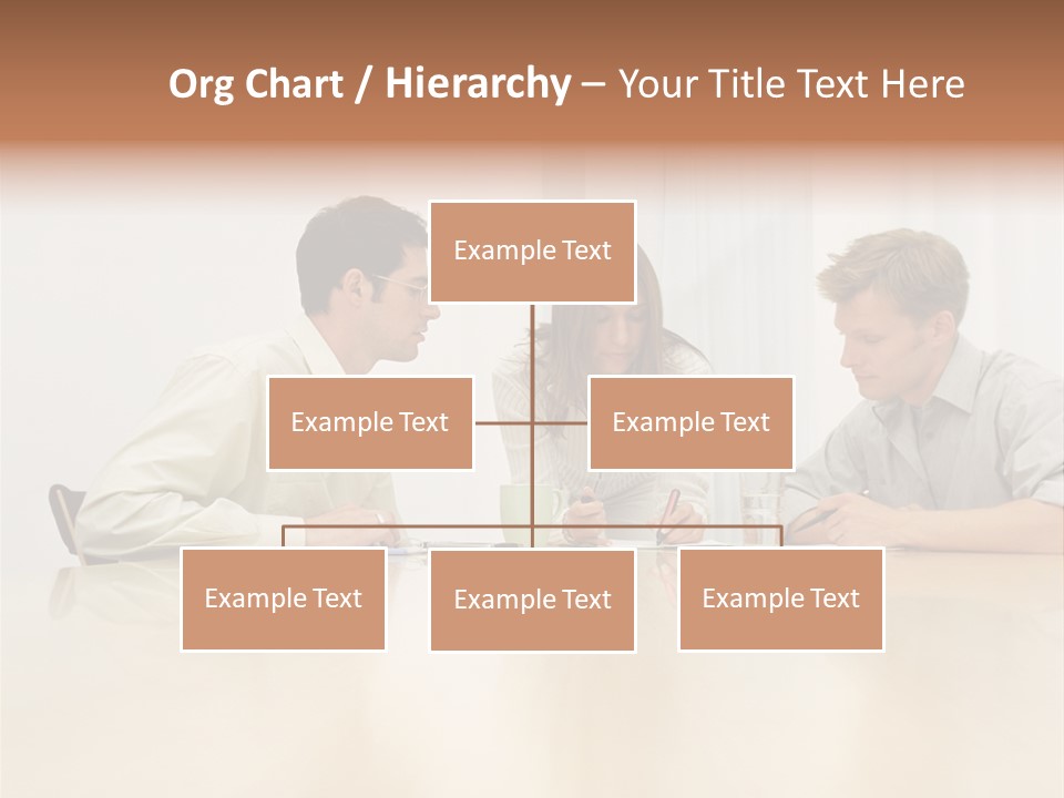 Coffeecup Eyeglasses Male PowerPoint Template