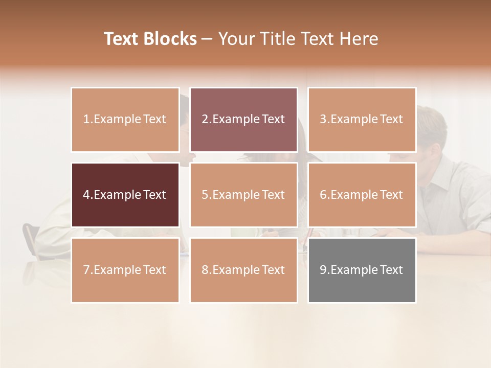 Coffeecup Eyeglasses Male PowerPoint Template