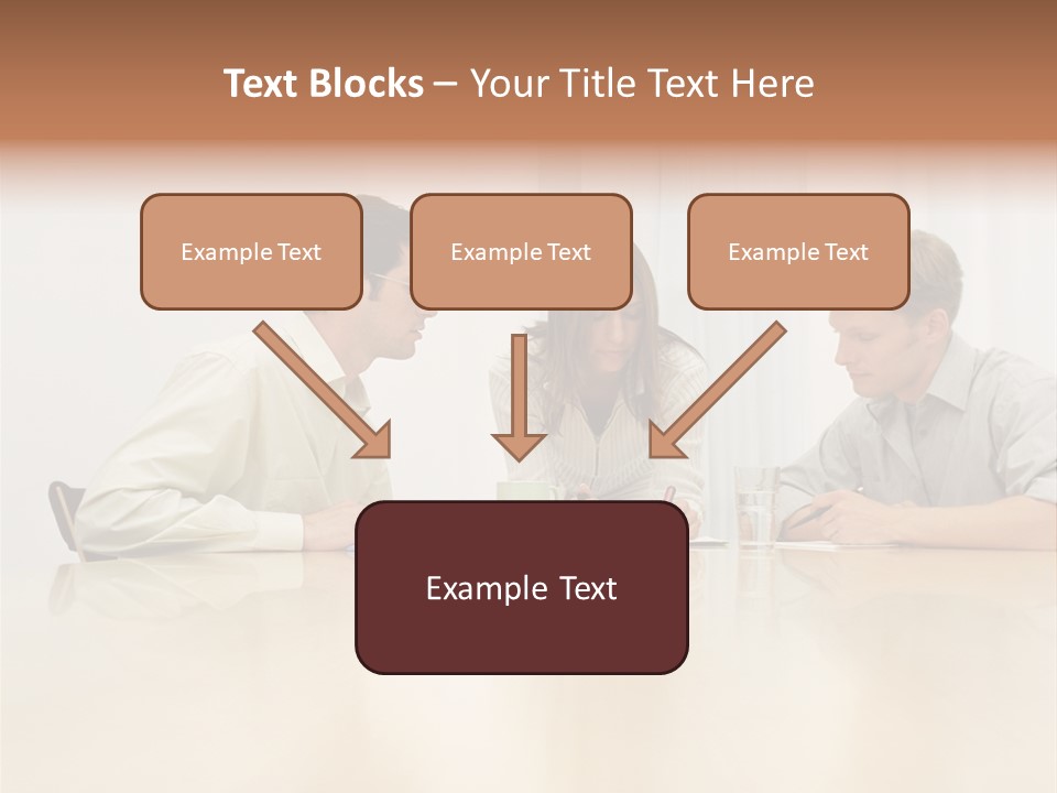 Coffeecup Eyeglasses Male PowerPoint Template