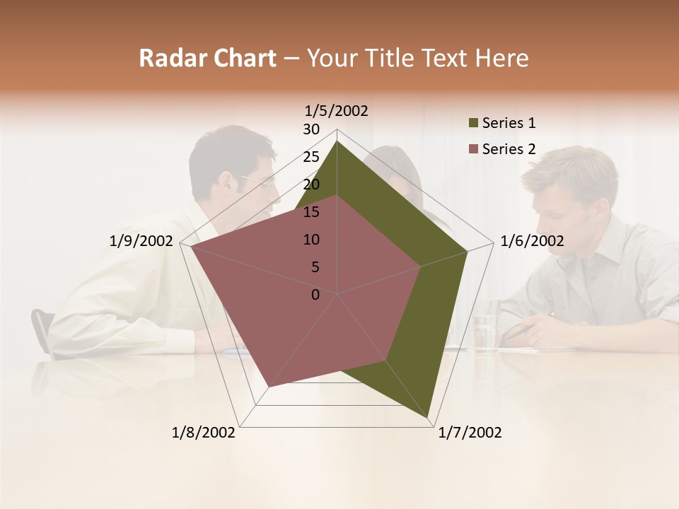 Coffeecup Eyeglasses Male PowerPoint Template