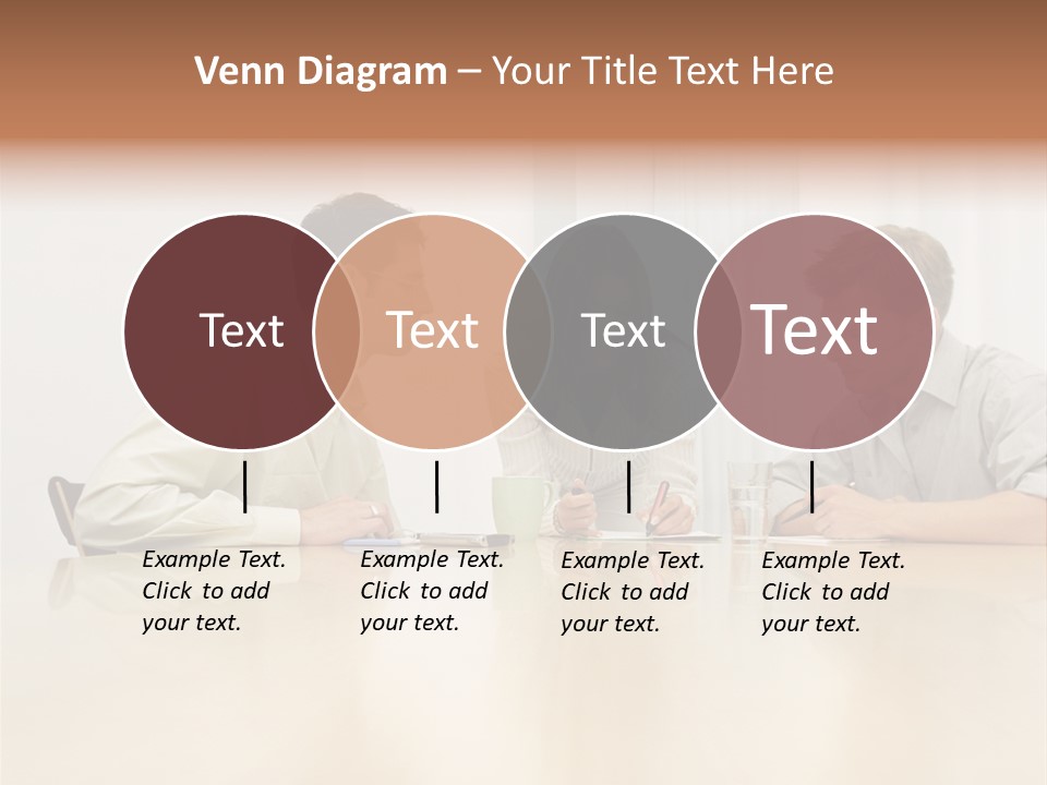 Coffeecup Eyeglasses Male PowerPoint Template