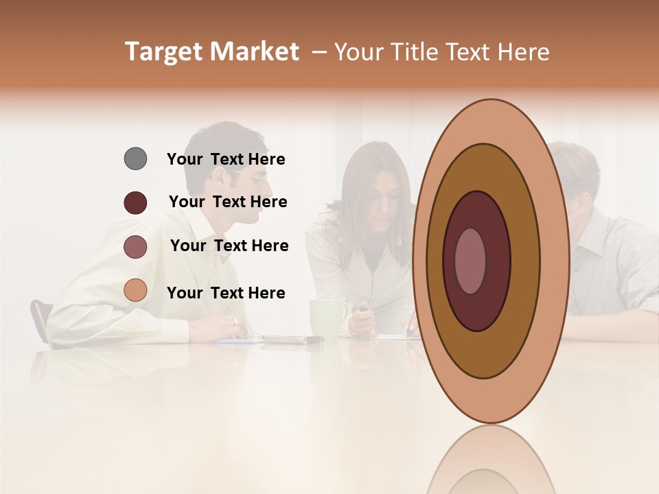 Coffeecup Eyeglasses Male PowerPoint Template