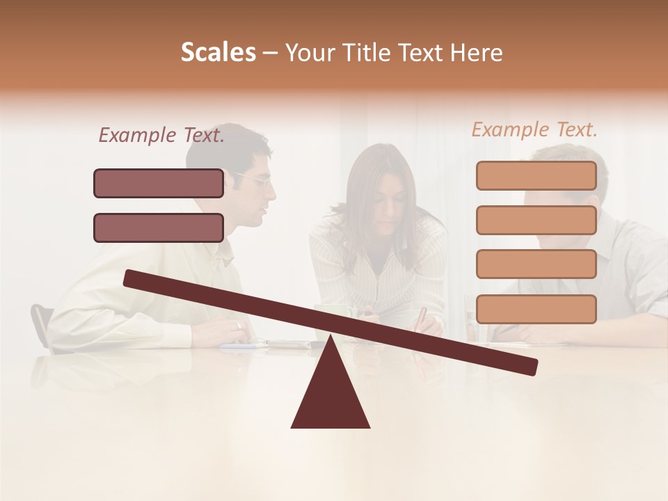 Coffeecup Eyeglasses Male PowerPoint Template