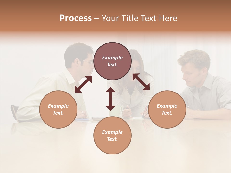 Coffeecup Eyeglasses Male PowerPoint Template