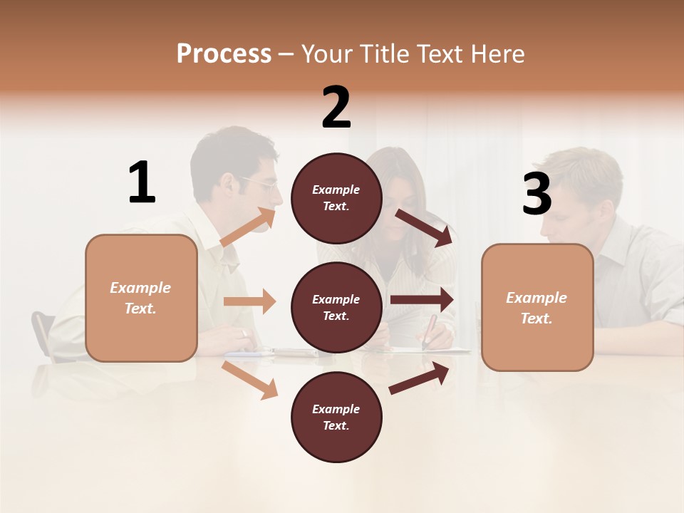 Coffeecup Eyeglasses Male PowerPoint Template