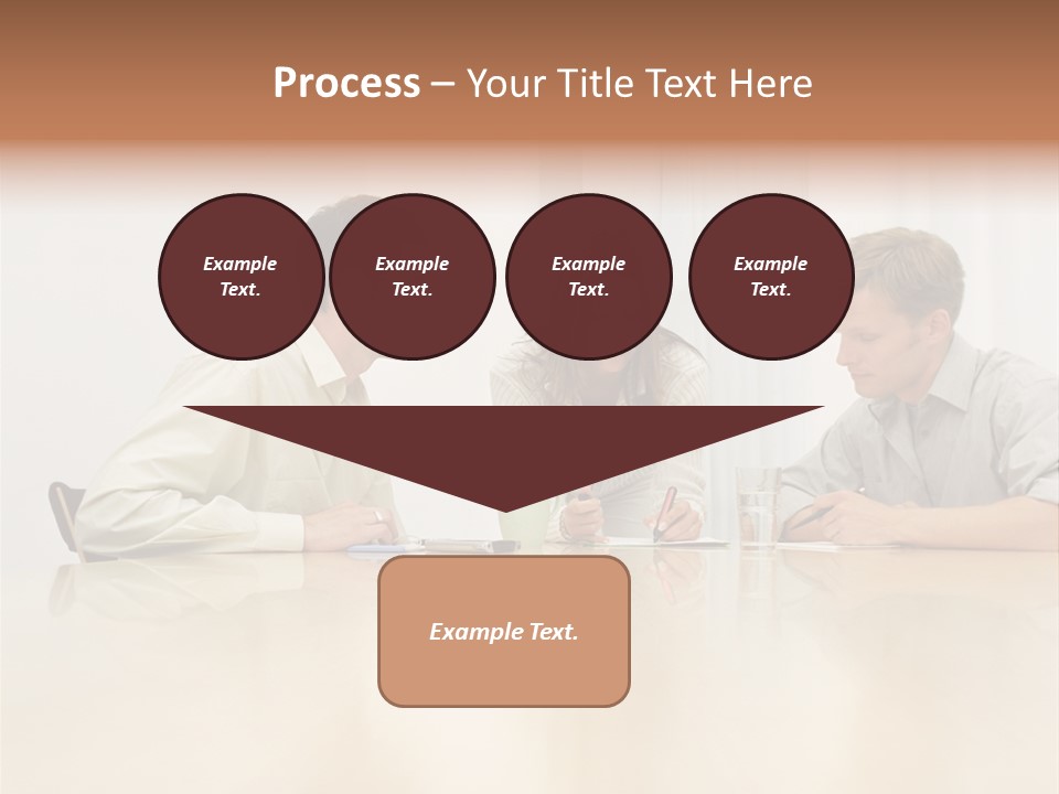 Coffeecup Eyeglasses Male PowerPoint Template