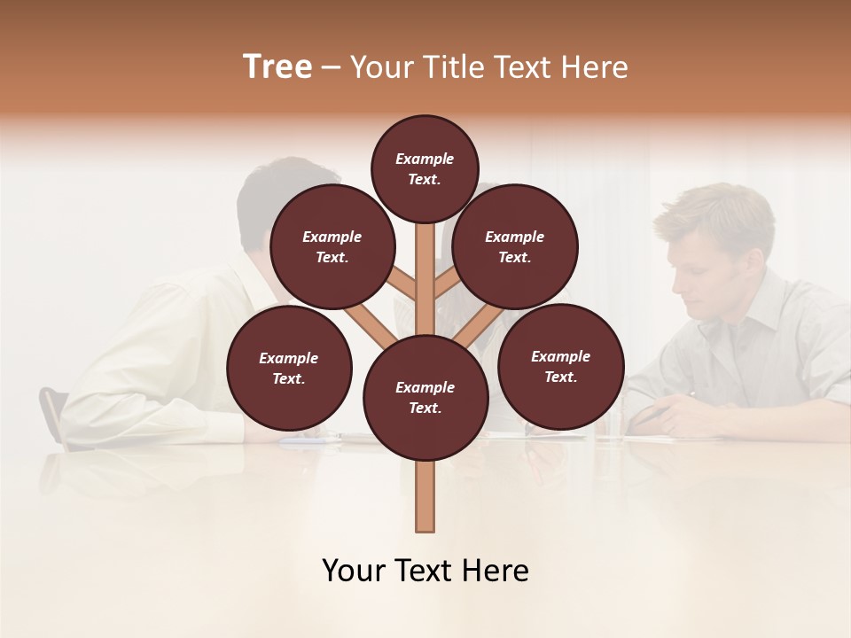 Coffeecup Eyeglasses Male PowerPoint Template