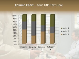 Matureman Royaltyfree Desk PowerPoint Template