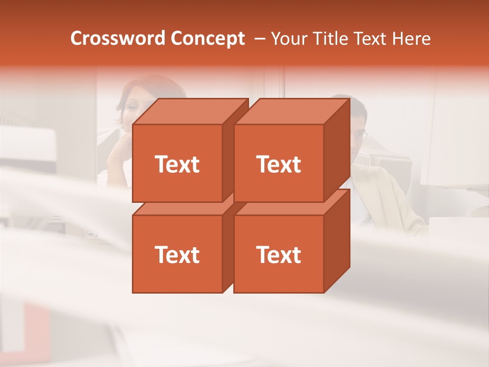 Working Reading Stockphotograph PowerPoint Template
