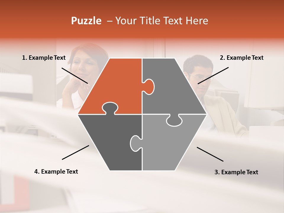 Working Reading Stockphotograph PowerPoint Template