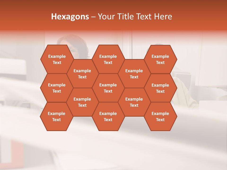 Working Reading Stockphotograph PowerPoint Template