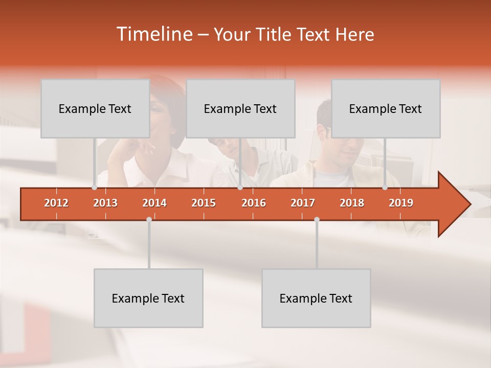 Working Reading Stockphotograph PowerPoint Template