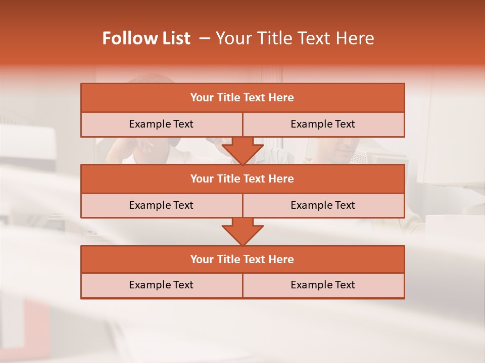 Working Reading Stockphotograph PowerPoint Template