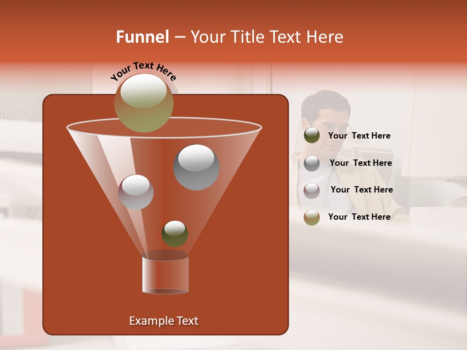 Working Reading Stockphotograph PowerPoint Template