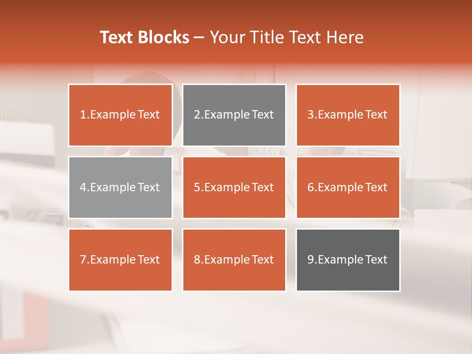 Working Reading Stockphotograph PowerPoint Template