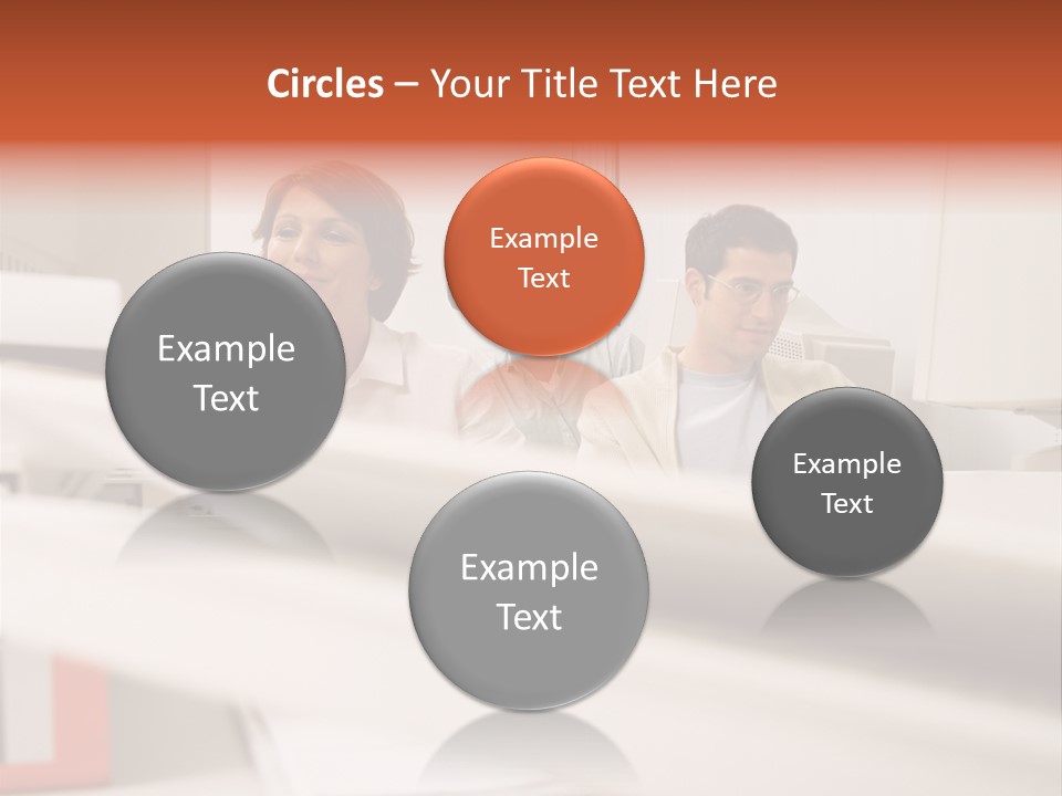 Working Reading Stockphotograph PowerPoint Template