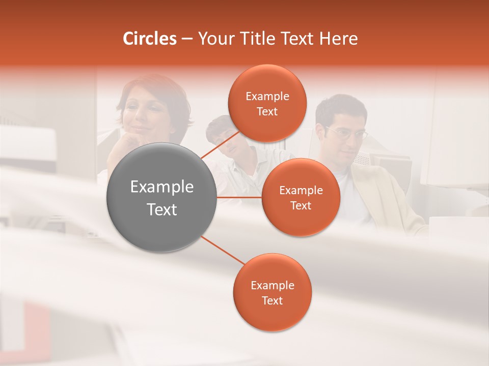 Working Reading Stockphotograph PowerPoint Template