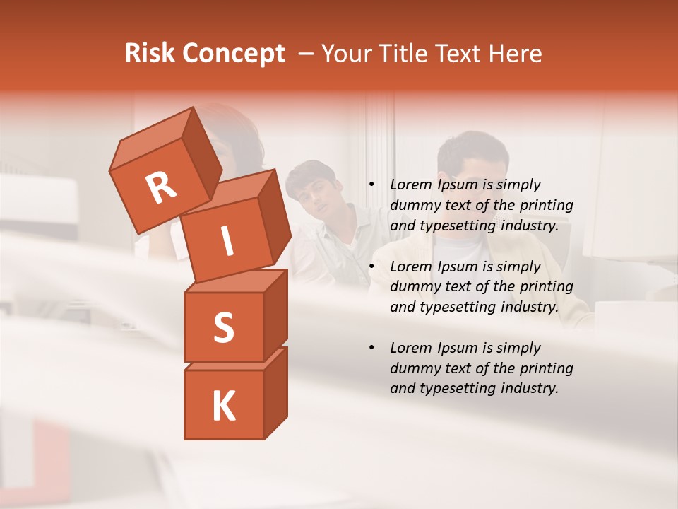 Working Reading Stockphotograph PowerPoint Template