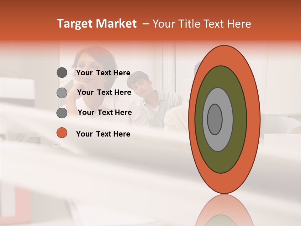 Working Reading Stockphotograph PowerPoint Template