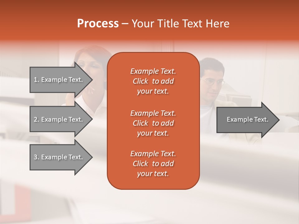 Working Reading Stockphotograph PowerPoint Template