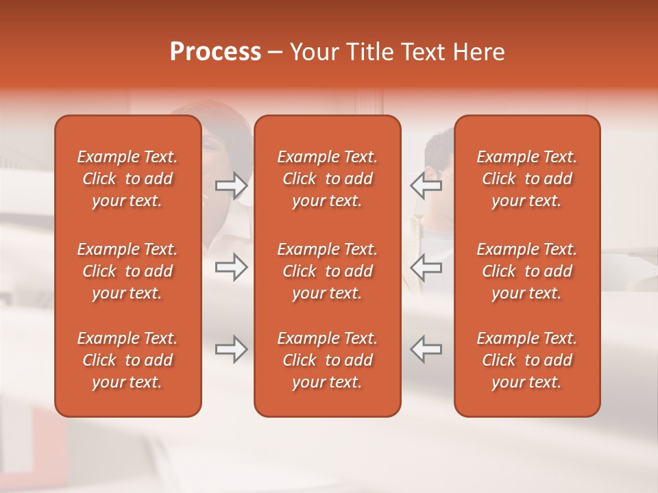 Working Reading Stockphotograph PowerPoint Template