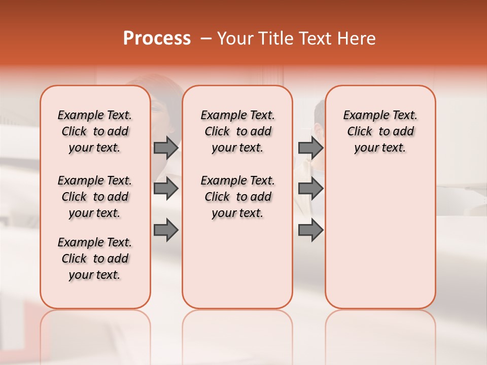 Working Reading Stockphotograph PowerPoint Template