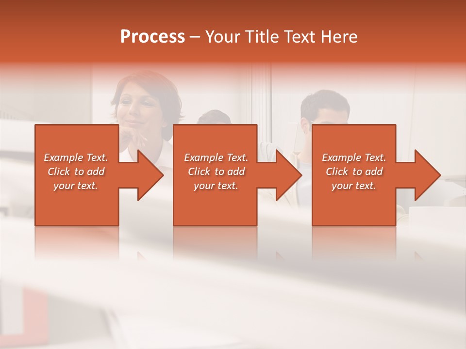 Working Reading Stockphotograph PowerPoint Template
