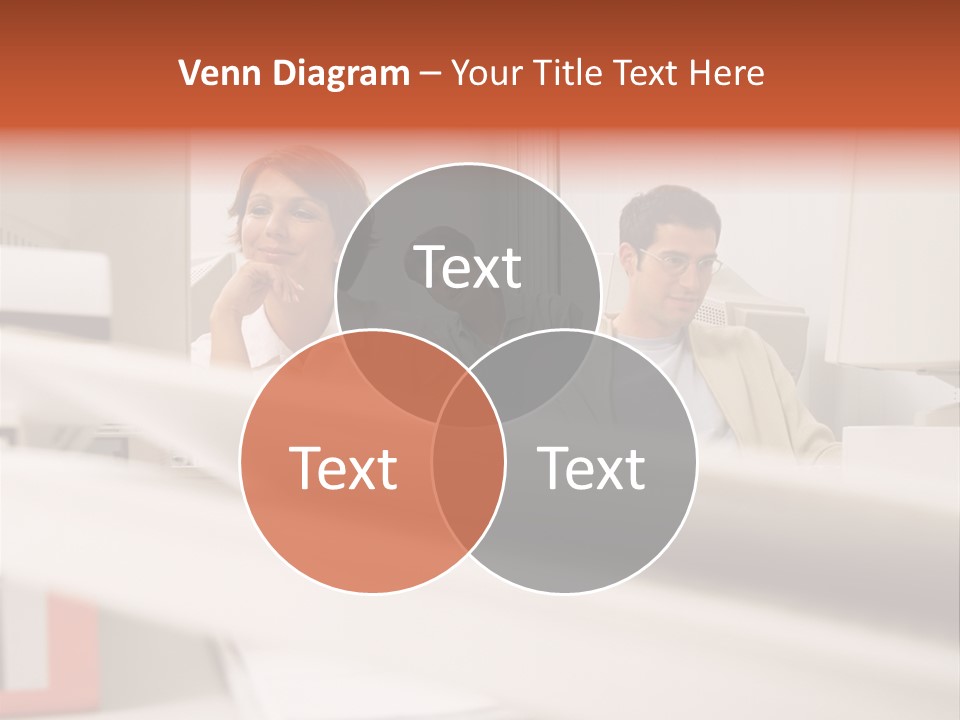 Working Reading Stockphotograph PowerPoint Template