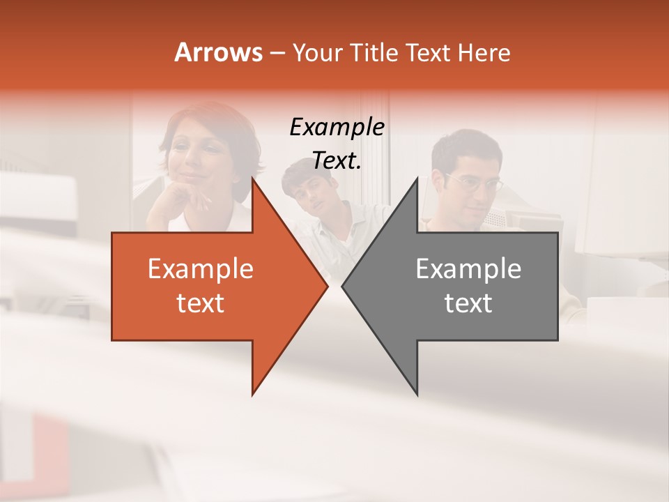 Working Reading Stockphotograph PowerPoint Template