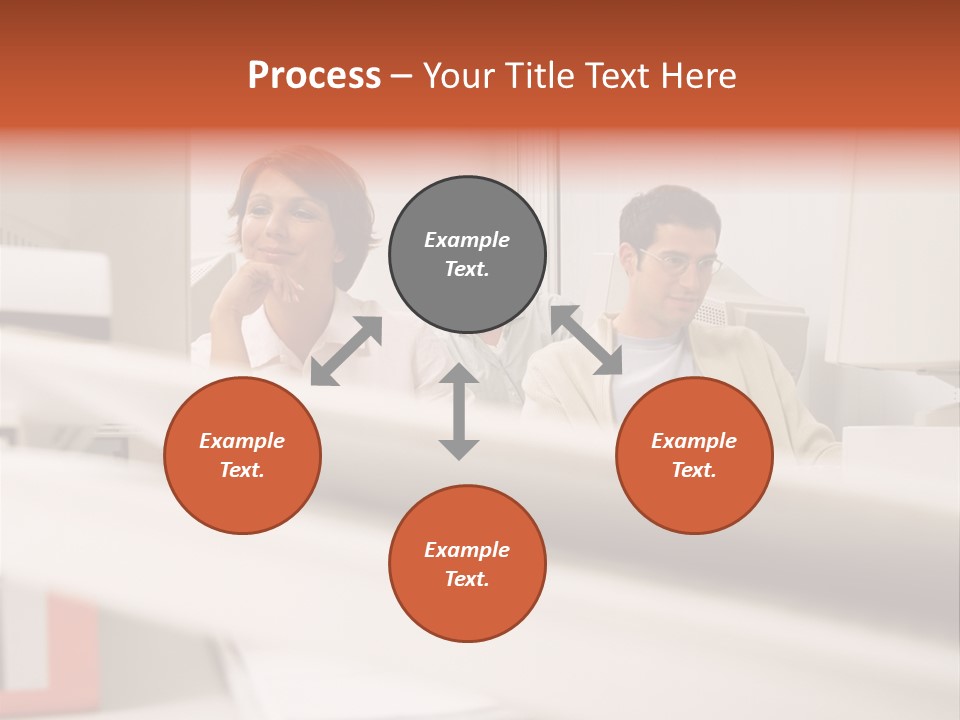 Working Reading Stockphotograph PowerPoint Template